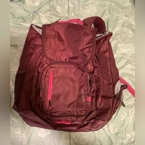 Embark maroon backpack